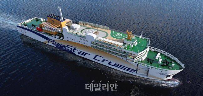 연안크루즈 선박 모습. ⓒ해양수산부
