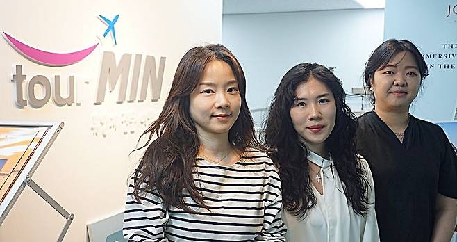 사진= 좌부터 서희영 과장, 이슬기 총괄이사, 박한나 과장