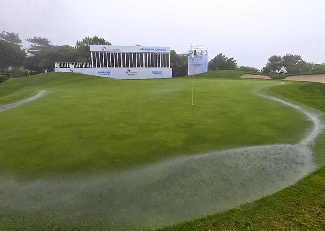 SK텔레콤 오픈 핀크스 GC 그린 상황.KPGA 제공