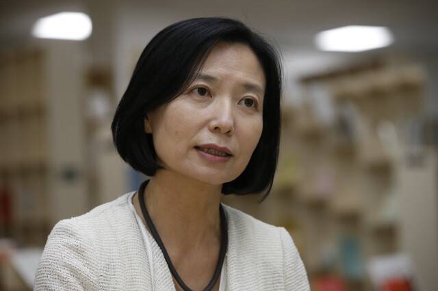 이숙진 신임 인권위 상임위원. 이정아 기자 leej@hani.co.kr