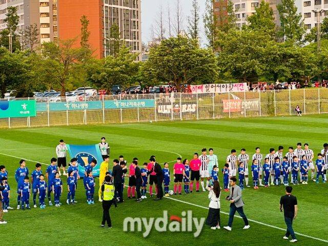 지난 14일 대전월드컵 보조경기장에서 펼쳐진 대전코레일과 FC서울의 '2025 하나은행 코리아컵' 16강전