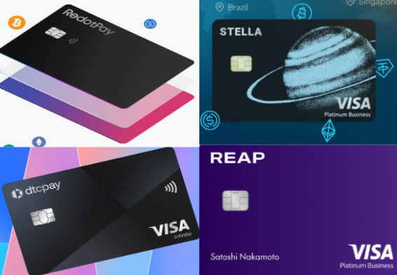 스테이블코인 카드 [각사 홈페이지]