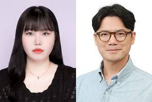 동국대 연구팀이 3D 수직 적층형 다기능 메모리 소자를 개발했다. 사진은 동국대 전자전기공학과 박지희 석사과정생(왼쪽), 김성준 교수. (사진=동국대 제공) *재판매 및 DB 금지