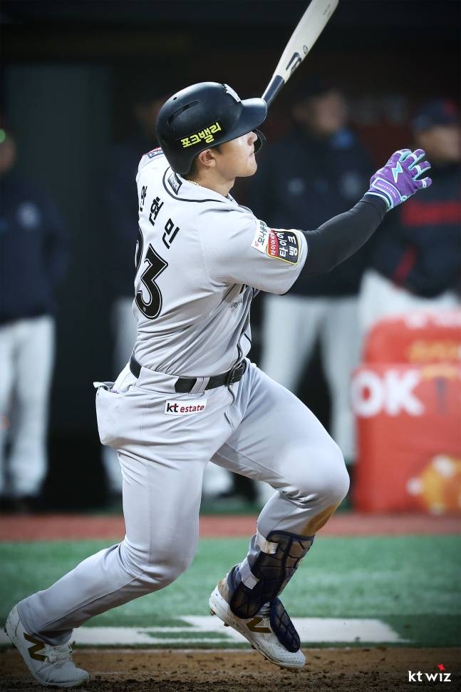 안현민. /사진=KT 위즈 제공