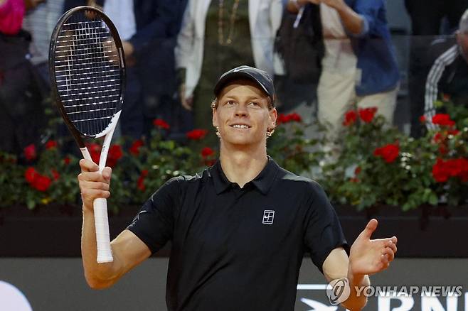 4강에 오른 신네르 [EPA=연합뉴스]