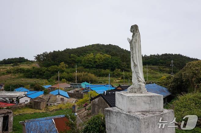 동구마을 ‘동구리공소’ 옛터에 세워진 성모상 2025.5.16/뉴스1 ⓒ News1 조영석 기자