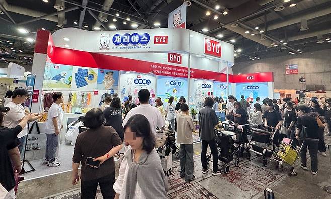 2025 메가주 일산 BYC 부스가 관람객들로 북적이고 있다(BYC 제공). ⓒ 뉴스1