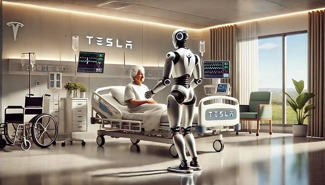 챗GPT로 만든 '실버타운 휴머노이드 로봇'. 최원철 교수 제공