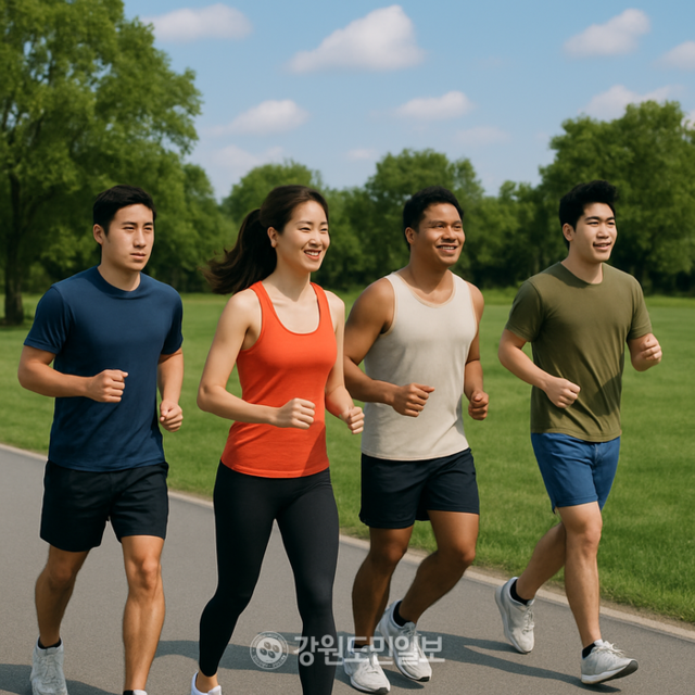 ▲ 달리는 사람들 [챗gpt 생성]