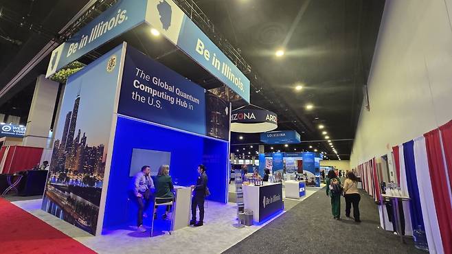 셀렉트USA 행사장에 차려진 주별 투자유치 부스의 모습. 사진=이상은 한국경제신문 기자