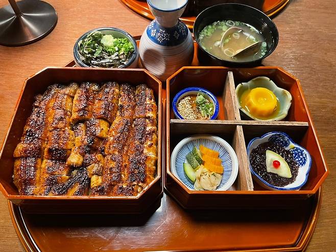 Haemok’s signature dish, tuk hitsumabushi (Hong Yoo/ The Korea Herald)