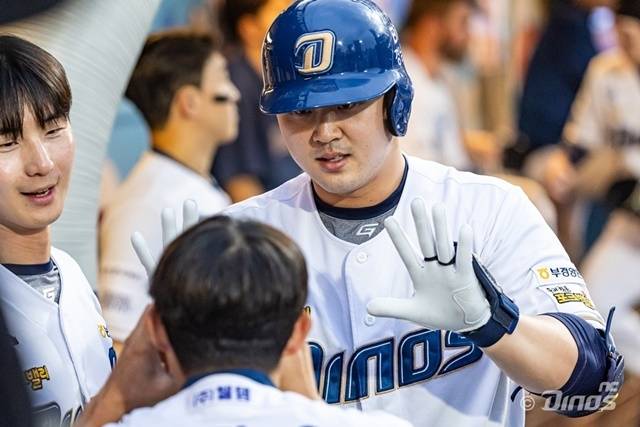 김형준은 17일 키움과의 더블헤더 1차전에서 맹활약했다. 사진=NC 제공