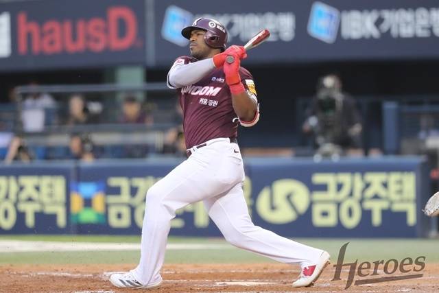 키움 푸이그는 17일 울산 NC전에서 맹타를 휘둘렀다. 사진=키움 제공