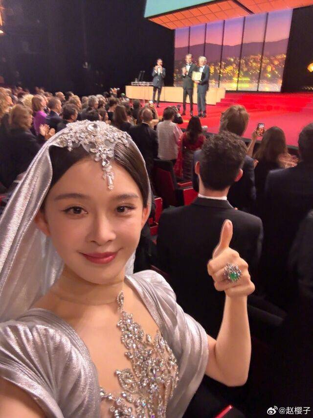 중국 배우 자오잉쯔(赵樱子). / 赵樱子 웨이보 캡처