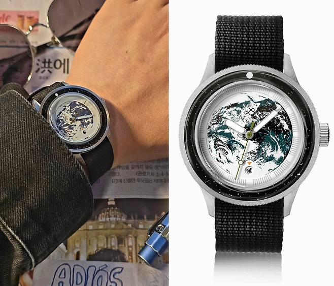 스코브 안데르센 '어스라이즈' 모델 착용 모습.