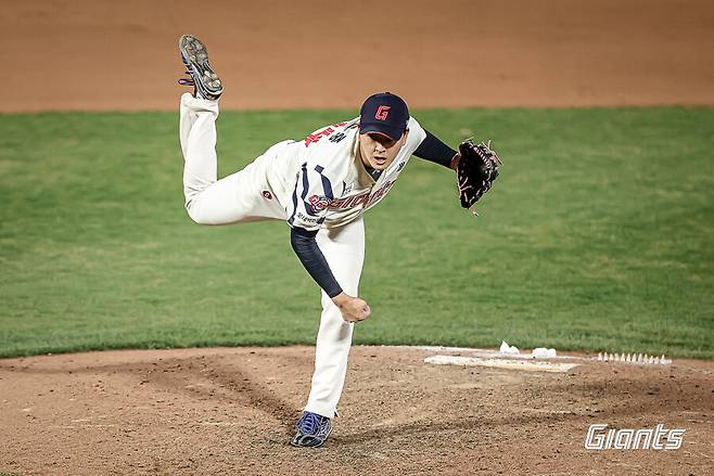 ▲ 김원중 ⓒ롯데 자이언츠