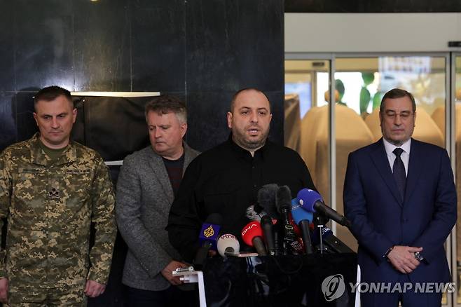 우크라이나 협상 대표단 [로이터 연합뉴스]