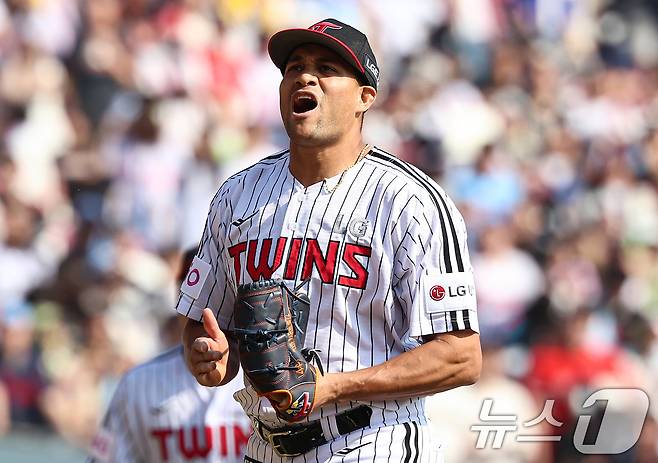 LG 트윈스 요니 치리노스. /뉴스1 DB ⓒ News1 김도우 기자
