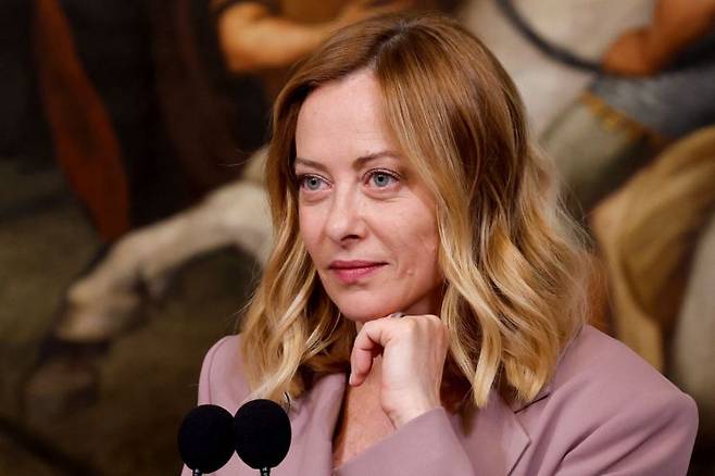 조르자 멜로니 이탈리아 총리. 로이터연합뉴스