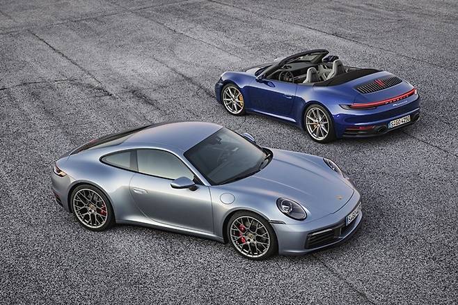 911 카레라 4S 쿠페와 카브리올레 [사진제공=포르쉐]