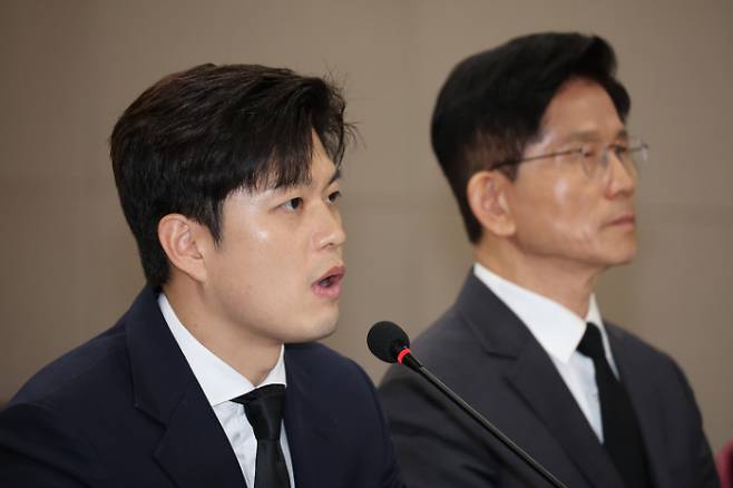 발언하는 국민의힘 김용태 비상대책위원장. 연합뉴스