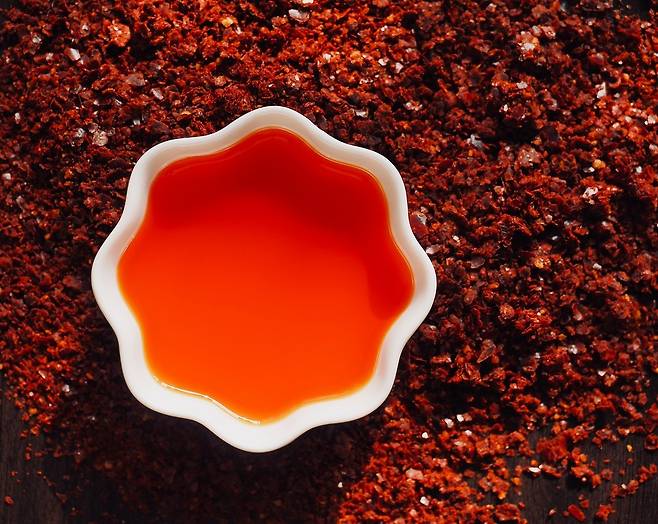 고추 기름. 클립아트코리아 제공