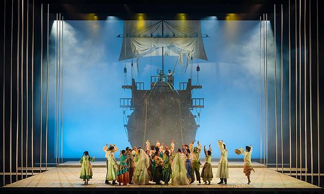 다음 달 국립극장 해오름에서 공연되는 국립창극단 ‘베니스의 상인들’의 2023년 초연 장면. 국립극장 제공