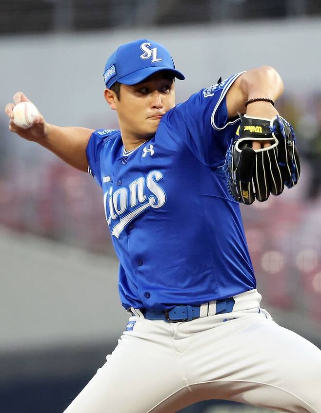 ▲ 삼성 최원태 ⓒ연합뉴스