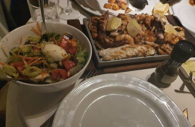 아르헨티나 식당의 음식 [김선정 통신원 촬영]