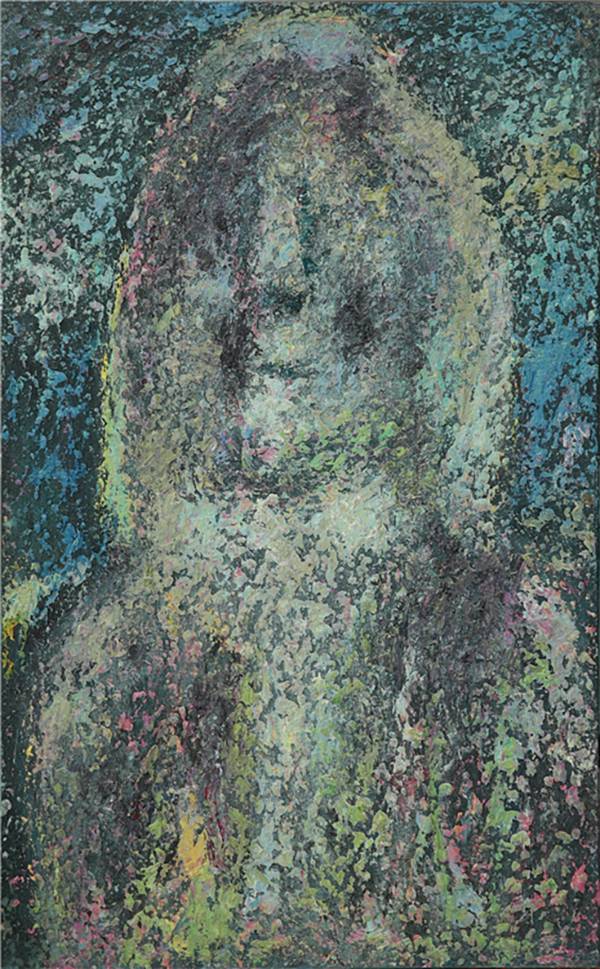 사진 위로부터 ‘푸른 절벽 아래 좌불’, ‘붉은佛(Red Buddha)-Dec. 3’, ‘장군불’