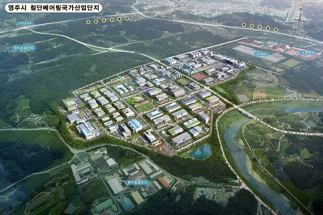 영주시 첨단베어링국가산업단지 조감도. /영주시 제공
