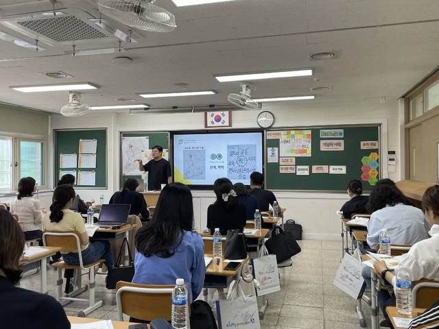 IB 도입 수업. 경북교육청 제공