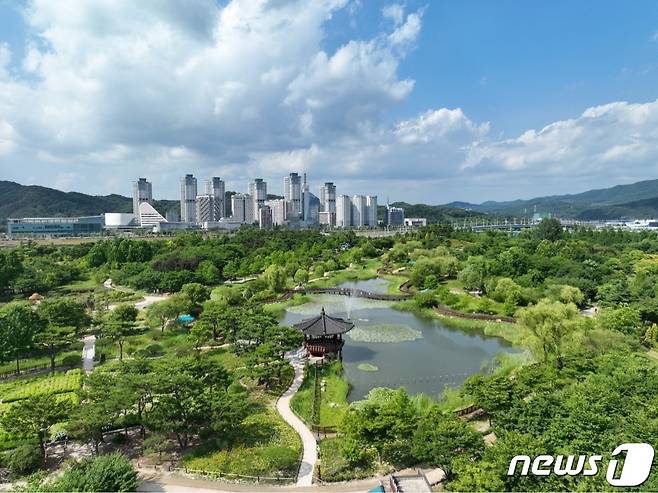 대전 한밭수목원 전경. ⓒ News1 김경훈 기자