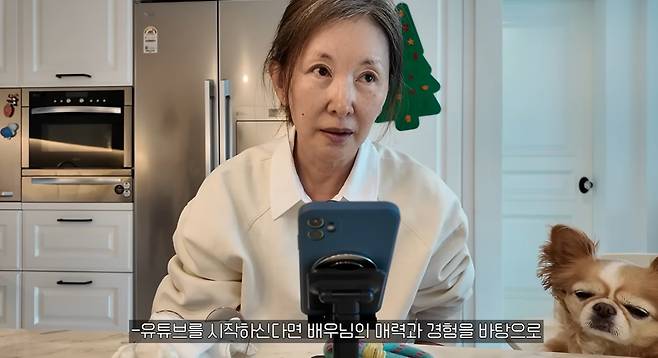 배우 이미숙 유튜브