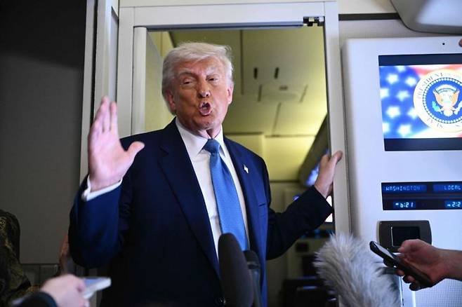 도널드 트럼프 미국 대통령. AFP연합뉴스