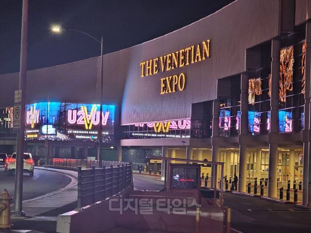 19일(현지시간)부터 22일까지 '델테크놀로지스월드 2025'가 열리는 미국 라스베이거스 베네시안 엑스포. 라스베이거스=김영욱 기자
