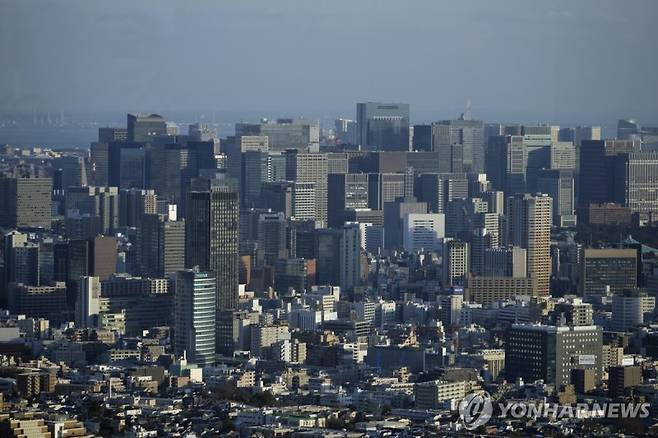 도쿄 시내 전경. 연합뉴스