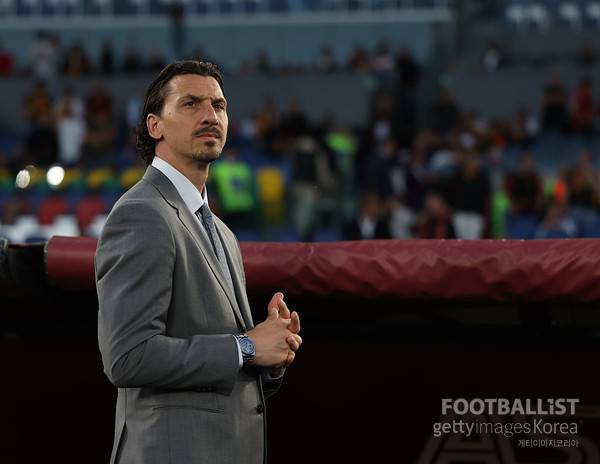 즐라탄 이브라히모비치 AC밀란 어드바이저. 게티이미지코리아