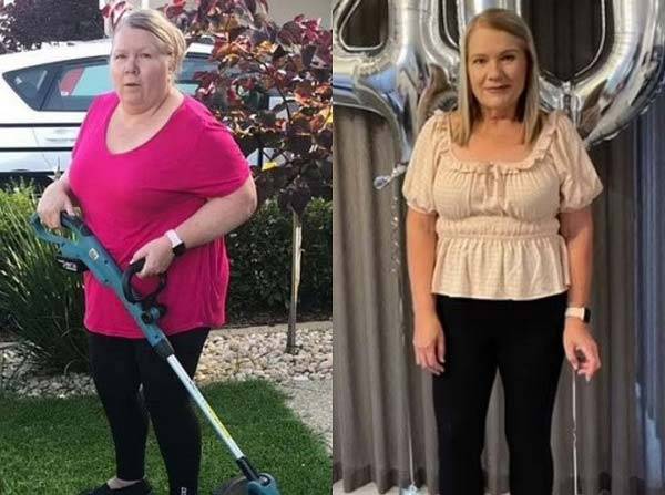 호주의 한 60대 여성이 폐경기 후 살이 쪘다가, 1년 만에 42kg 감량에 성공한 사연이 공개됐다./사진=데일리메일