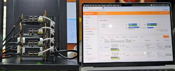 래블업의 엔비디아 오린 나노 기반 사용자 환경 시연. [사진=정구민 국민대 교수]