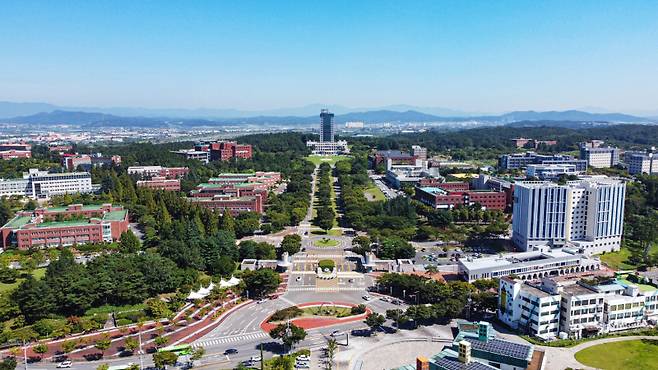 대구대 경산캠퍼스 전경 사진. 대구대 제공