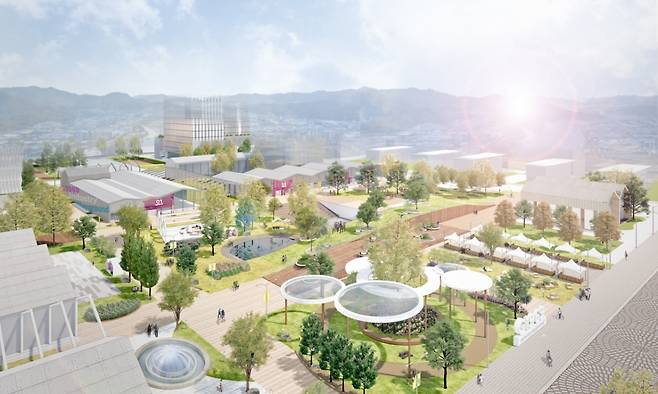 노후된 국가산업단지에 새롭게 조성될 '구미문화산단' 조감도./사진제공=구미시