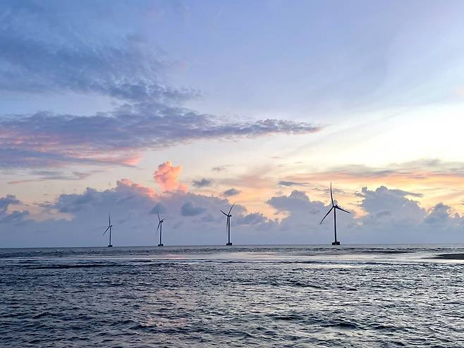 SK이노베이션 E&S가 운영 중인 베트남 TPD 해상풍력단지 전경. 사진은 기사와 직접적 관련 없음. [사진=SK이노베이션 E&S 제공]