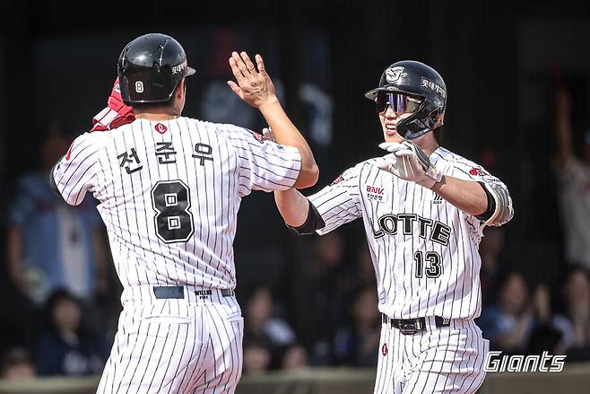 ▲ 전민재 ⓒ롯데 자이언츠