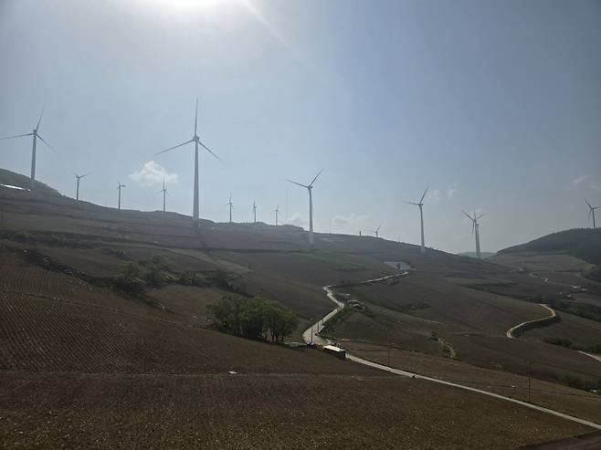 매봉산 '바람의 언덕' 전경 [촬영 이상학]