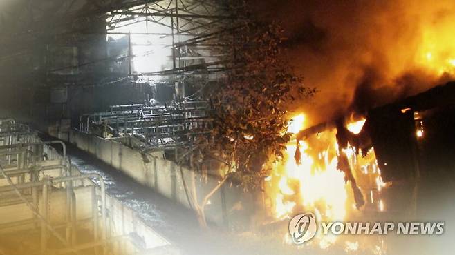 돈사 화재 (CG) [연합뉴스TV 제공] ※ 이 사진은 기사 내용과 직접적인 관련이 없습니다.