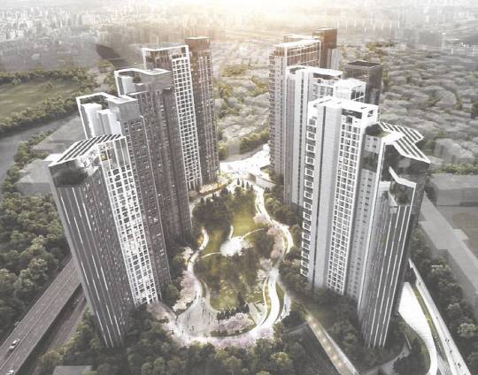 서울 서초구 '방배신삼호아파트' 재건축사업 조감도. [재건축조합 측 제공]