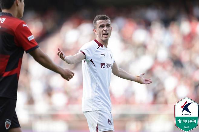 광주 아사니.&nbsp; &nbsp; &nbsp;사진=프로축구연맹 제공&nbsp;