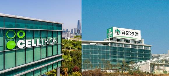 셀트리온 2공장(왼쪽), 유한양행 중앙연구소 [사진=각 사 제공]