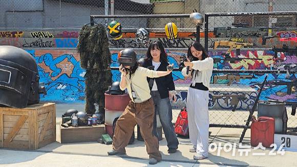 배틀그라운드 모바일 7주년 팝업스토어. [사진=정진성 기자]